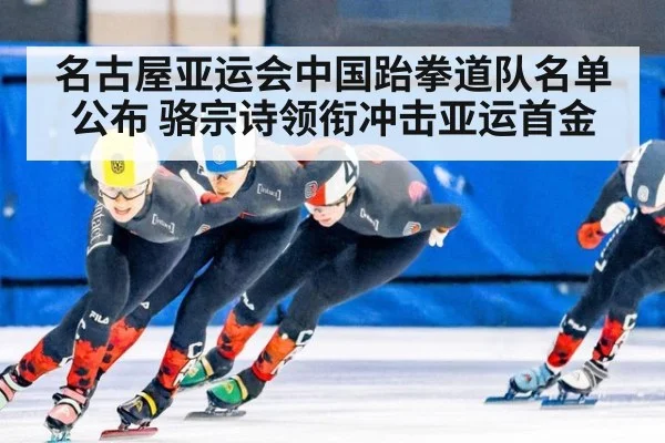 名古屋亚运会中国跆拳道队名单公布 骆宗诗领衔冲击亚运首金